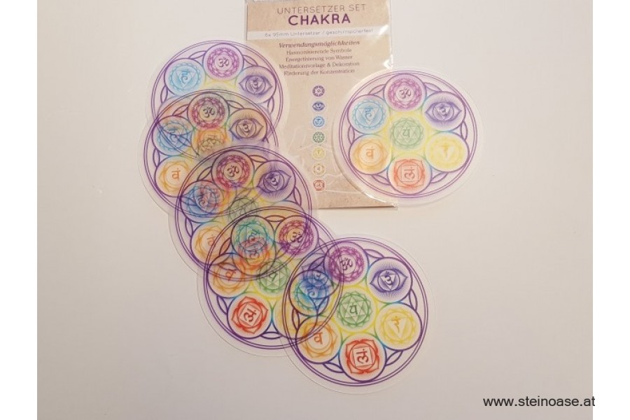 6 Stk. Untersetzer 'Chakra'  95mm